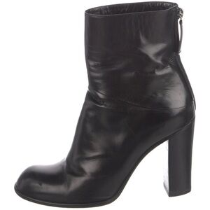 Marc Jacobs Brown Colorblock Pattern Leather Ankle Boots